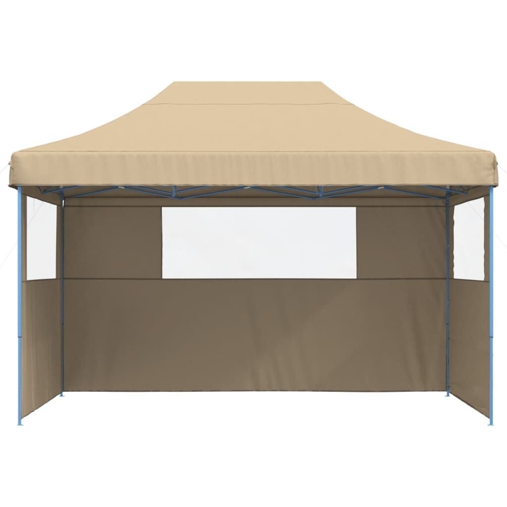 Faltbares Pop-up Partyzelt, 410 x 279 cm - Beige - Bis zu 35% Rabatt