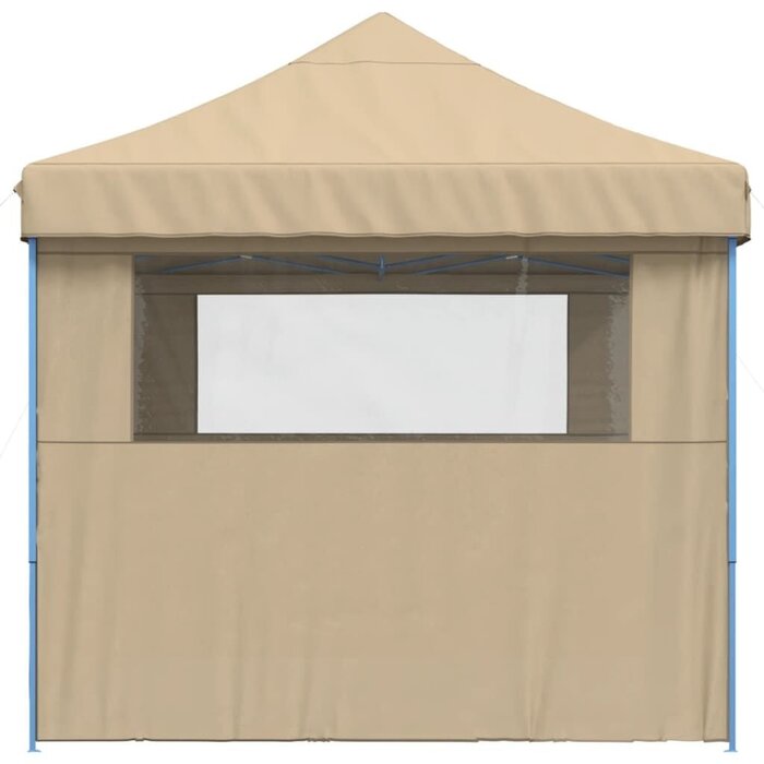 Faltbares Pop-up Partyzelt, 410 x 279 cm - Beige - Bis zu 35% Rabatt