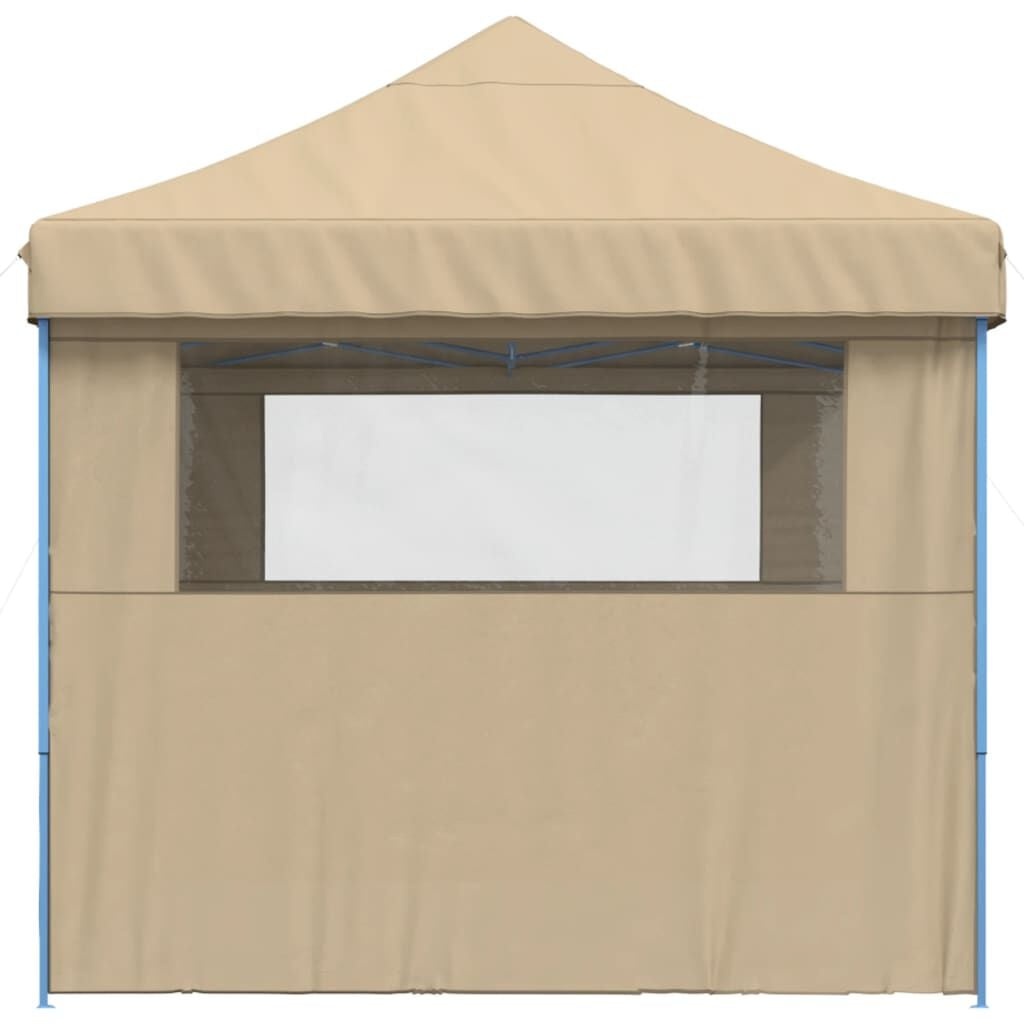 Faltbares Pop-up Partyzelt, 410 x 279 cm - Beige - Bis zu 35% Rabatt