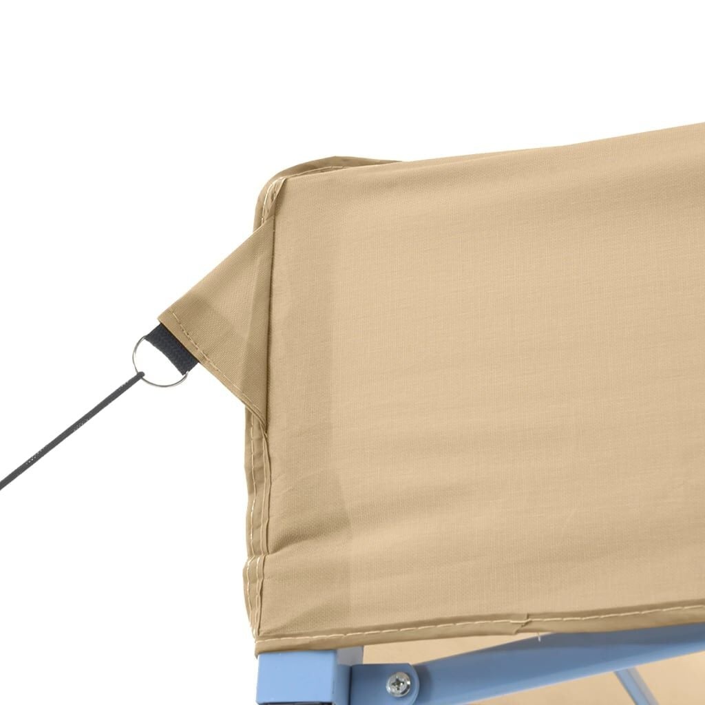 Faltbares Pop-up Partyzelt, 410 x 279 cm - Beige - Bis zu 35% Rabatt