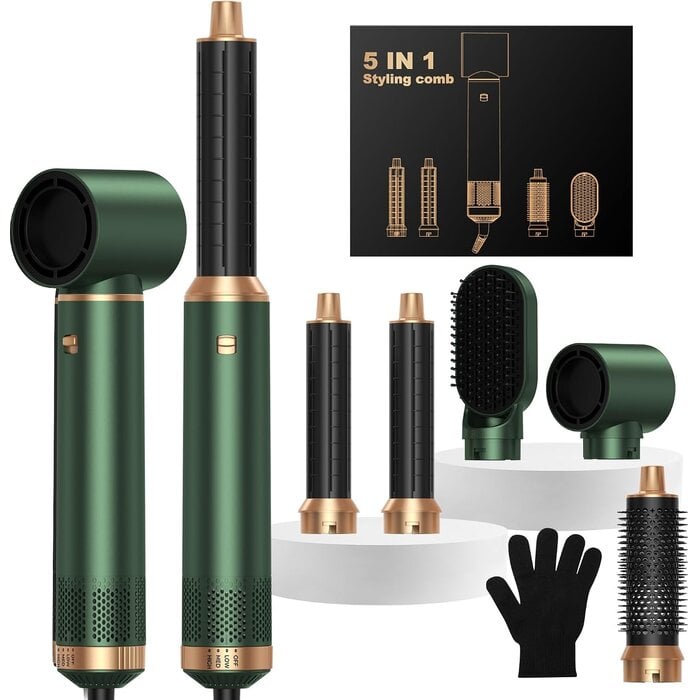 5-in-1 Heißluftbürste für perfektes Haarstyling - Jetzt bis zu 28% sparen