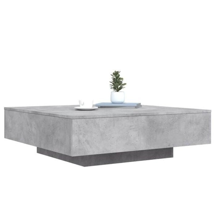 Couchtisch 100x100 cm in Betongrau - Modernes Design - bis zu 34% Rabatt
