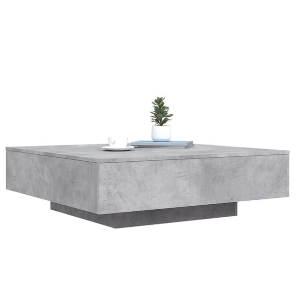 Couchtisch 100x100 cm in Betongrau - Modernes Design - bis zu 34% Rabatt