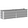 Stahl Pflanzkasten 160 x 40 x 45 cm - Hellgrau - bis zu 32% sparen