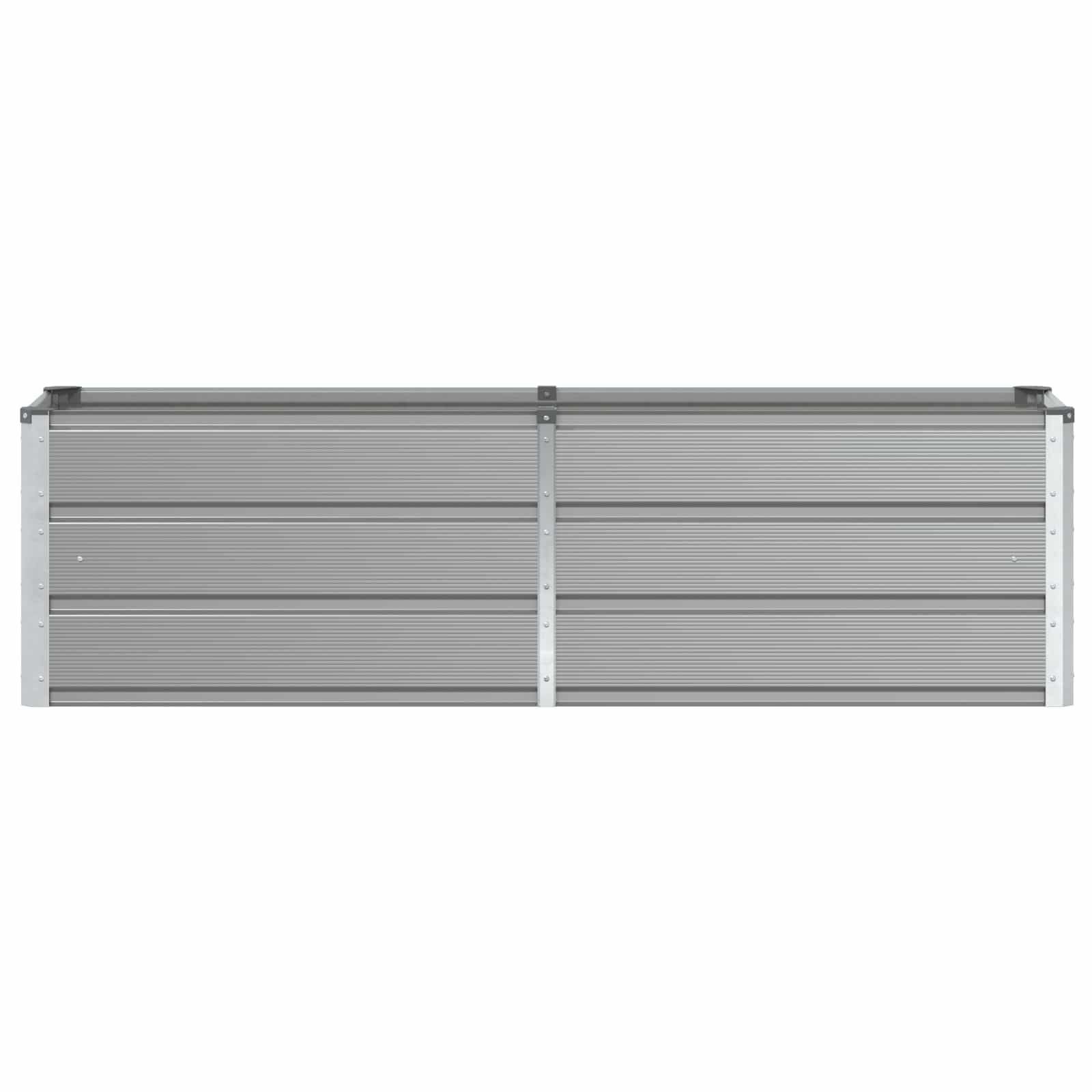 Stahl Pflanzkasten 160 x 40 x 45 cm - Hellgrau - bis zu 32% sparen