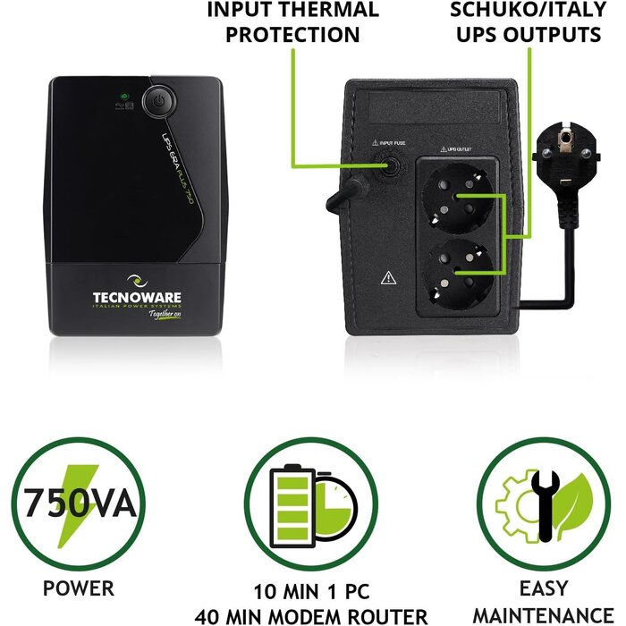 USV 750VA-1500VA mit AVR-Spannungsstabilisierung - bis zu 28% Rabatt sparen
