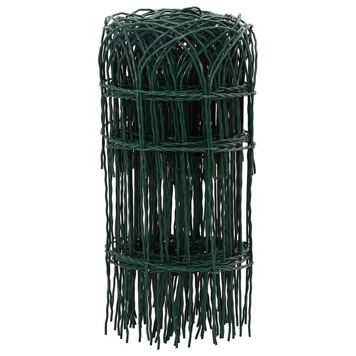 Beeteinfassung aus Eisen 10 x 0,4 m, Grün - bis zu 32% günstiger