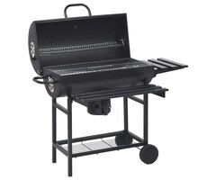 Große Holzkohlegrill-Tonne mit Rollen & Ablagen - Bis zu 35% Rabatt