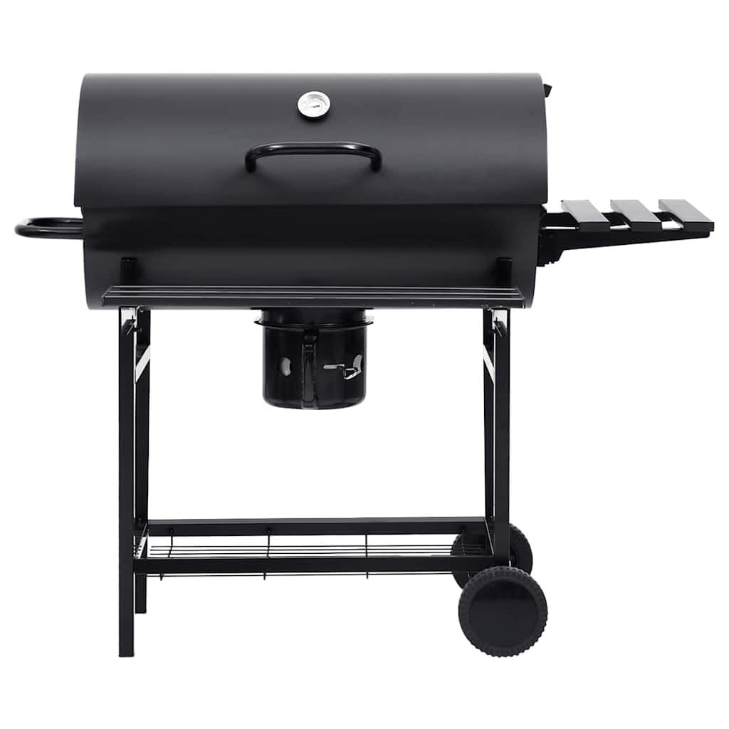 Große Holzkohlegrill-Tonne mit Rollen & Ablagen - Bis zu 35% Rabatt