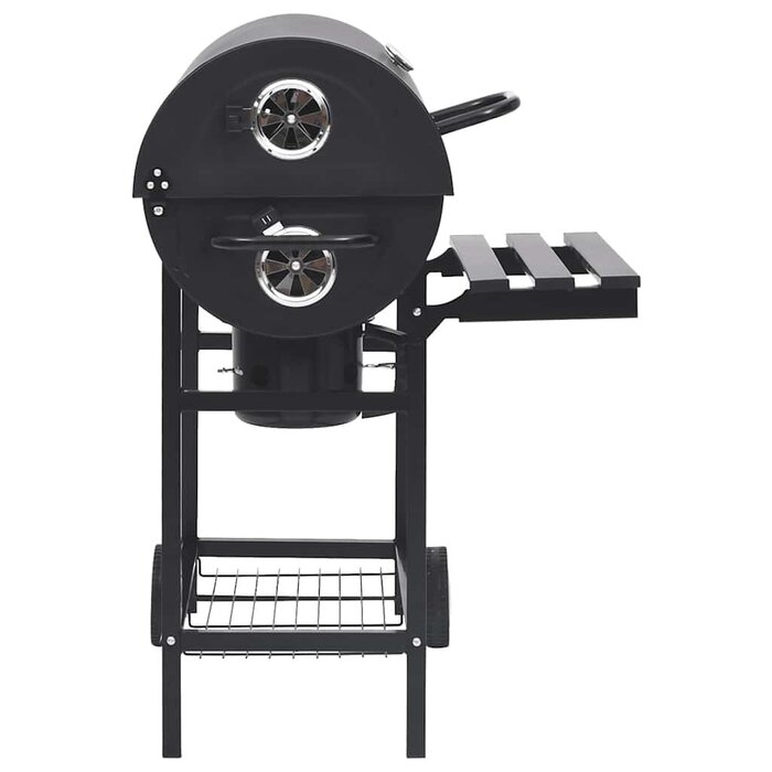 Große Holzkohlegrill-Tonne mit Rollen & Ablagen - Bis zu 35% Rabatt