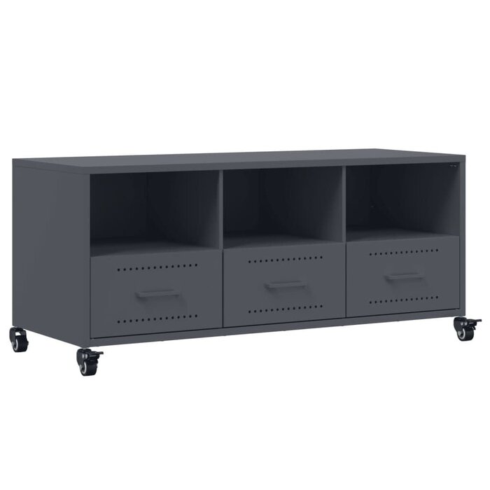 TV-Board aus Stahl, anthrazit, 100,5 cm - Jetzt bis zu 34% sparen!