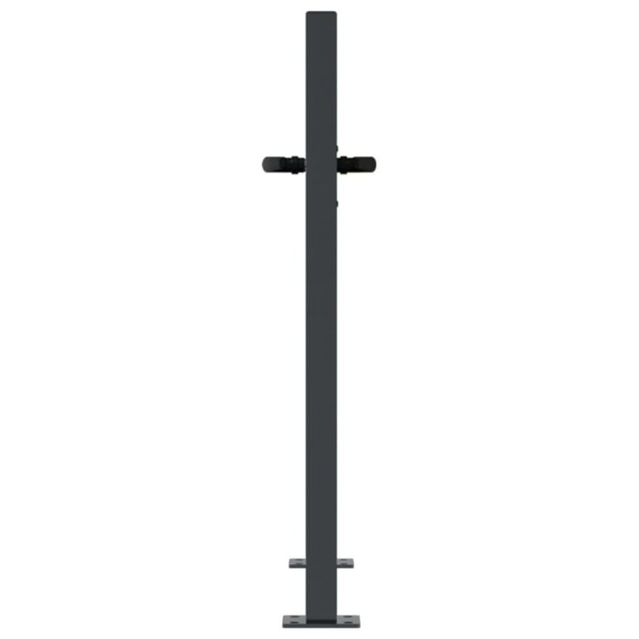 Gartentor 105x105 cm Anthrazit Laser-Design - Jetzt bis zu 35% sparen