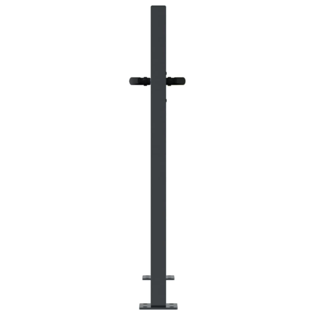 Gartentor 105x105 cm Anthrazit Laser-Design - Jetzt bis zu 35% sparen