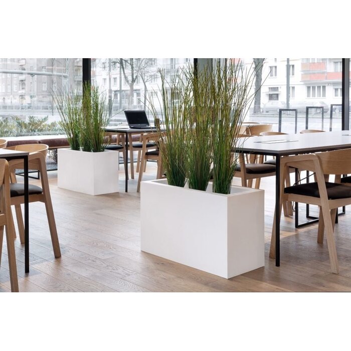 LED-Pflanzkübel rechteckig 80x35x50 cm, wetterfest, bis zu 26% Rabatt