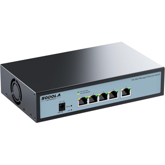 10 Gbit/s Netzwerk-Switch mit 5 Ports - Gebraucht bis zu 35% günstiger