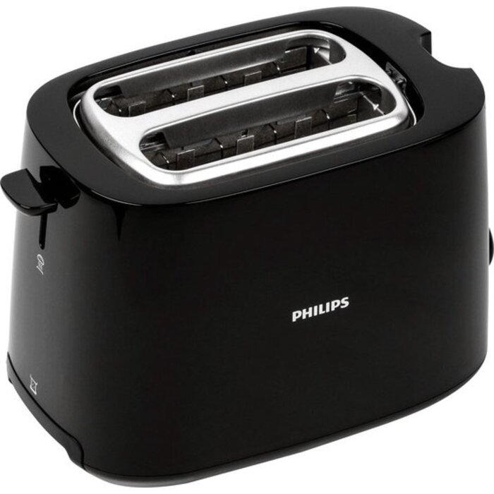Kompakter 2-Schlitz-Toaster Schwarz - Bis zu 31% Rabatt
