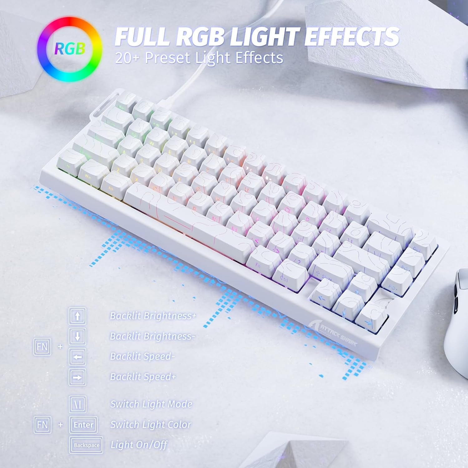 Gaming-Tastatur 60% mit Rapid Trigger & 8000Hz - bis zu 34% sparen!