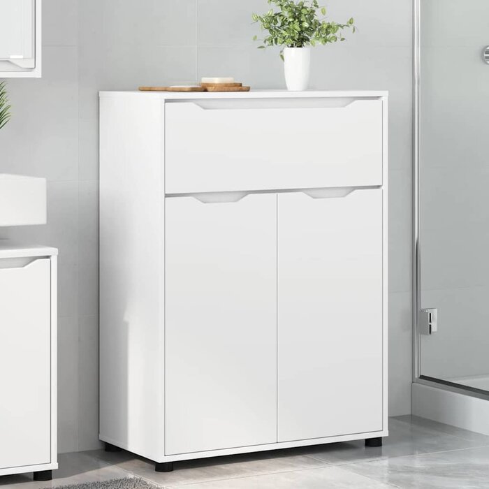 Badezimmerschrank mit Schublade & Türen, 72,5x36,5x100cm - bis zu 34% Rabatt