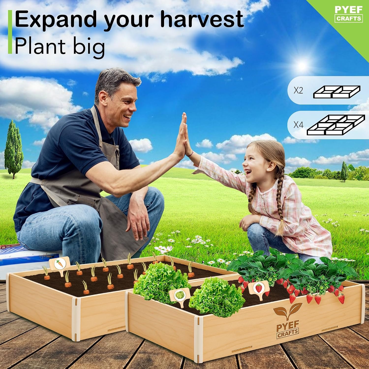 Mini-Garten-Set für Kinder - Indoor-Pflanzset mit Zubehör - bis zu 30% sparen