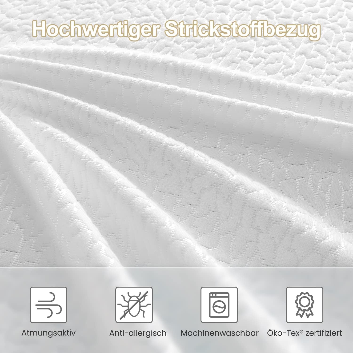 Luxus Gel-Topper 180x200cm - Wendbar & Druckentlastend - Jetzt bis zu 35% Rabatt