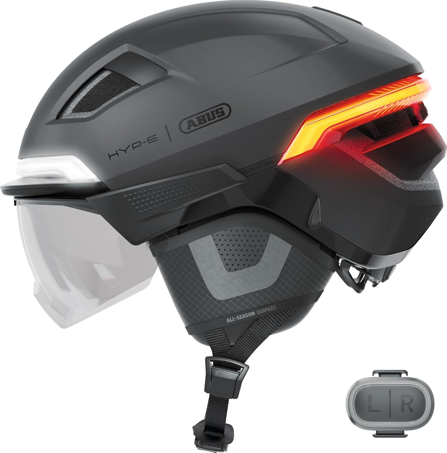 E-Bike Helm mit Visier & Licht - Gelb - Gr. S - Bis zu 30% Rabatt