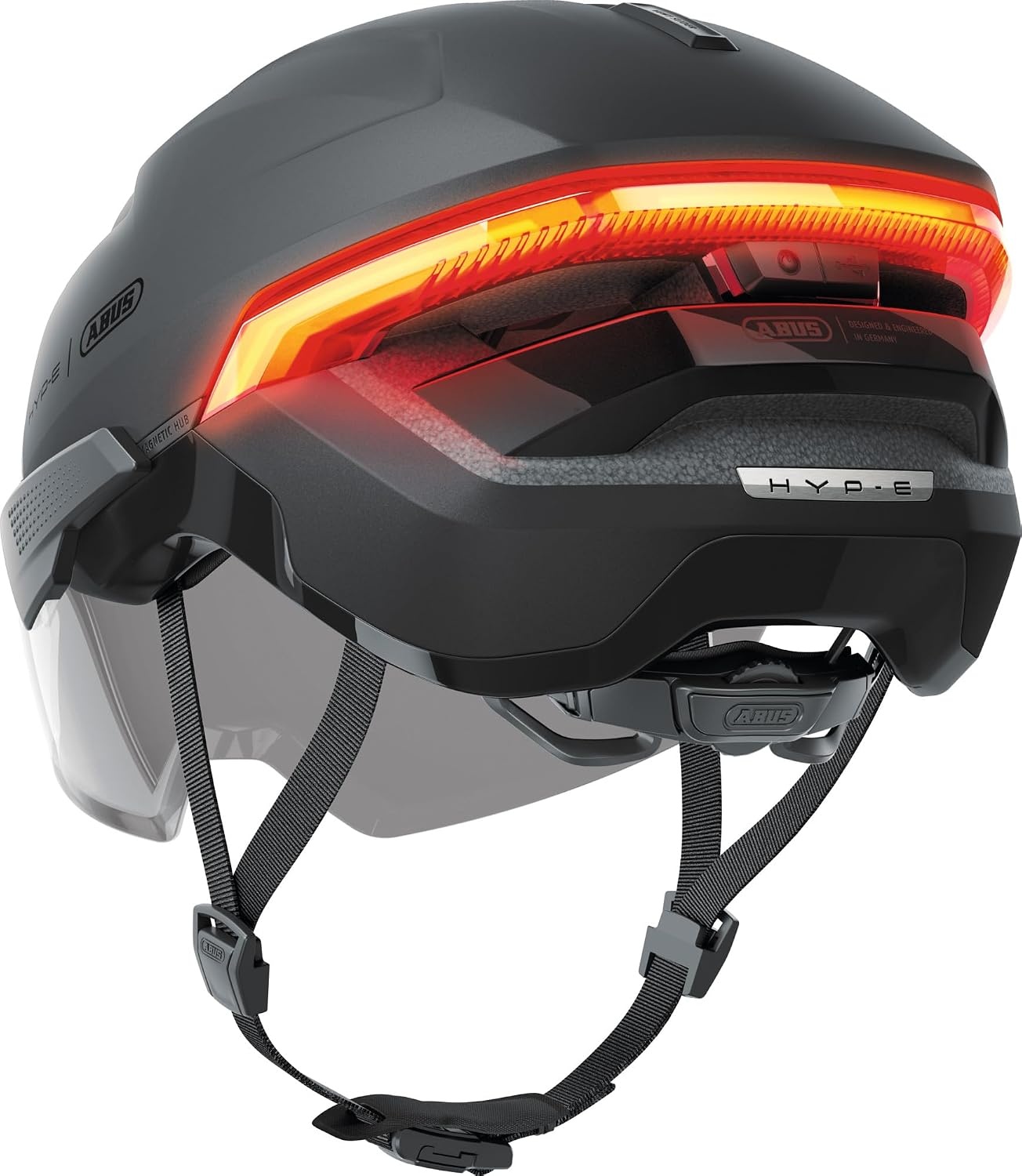 E-Bike Helm mit Visier & Licht - Gelb - Gr. S - Bis zu 30% Rabatt