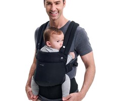 Ergonomische Babytrage - Baumwolle - Schwarz - 3,2 bis 20 kg - bis zu 38% Rabatt