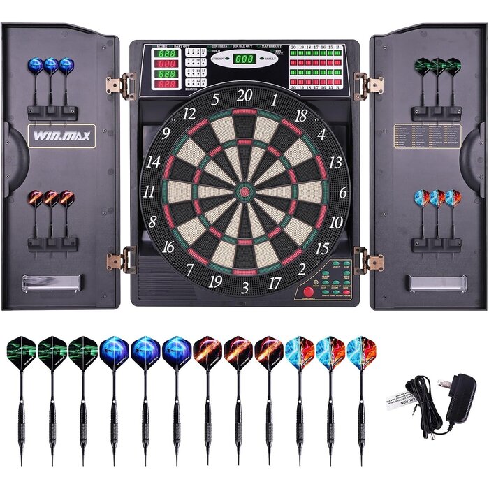 Elektronische Dartscheibe mit LED-Display - 38 Spiele - bis zu 35% Rabatt