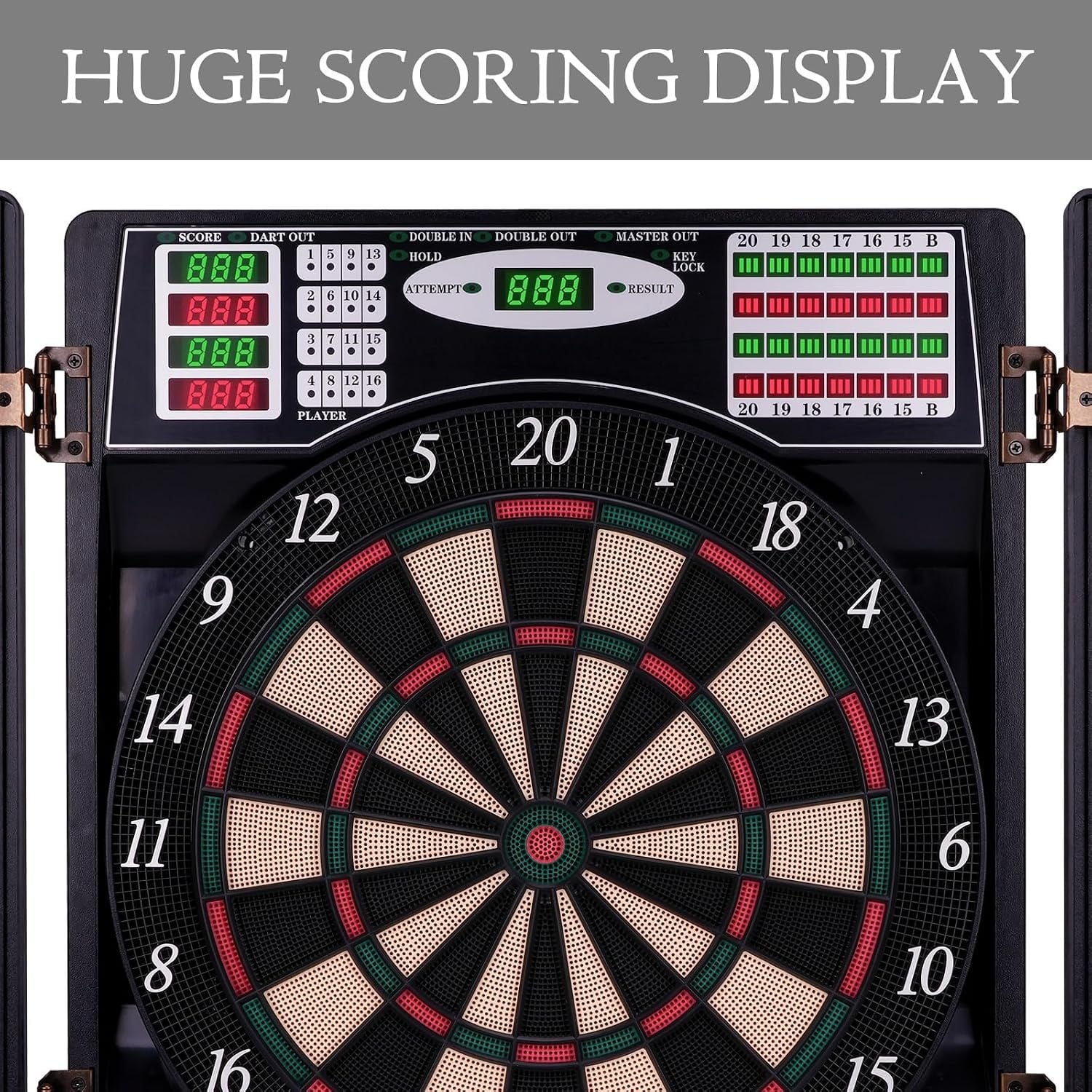 Elektronische Dartscheibe mit LED-Display - 38 Spiele - bis zu 35% Rabatt