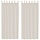 2er-Set Voile-Vorhänge mit Schlaufen, 140 x 245 cm, Creme - bis zu 26% sparen