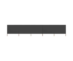 Vidaxl Flexibler Windschutz 600x160 cm, Anthrazit - Bis zu 41% günstiger