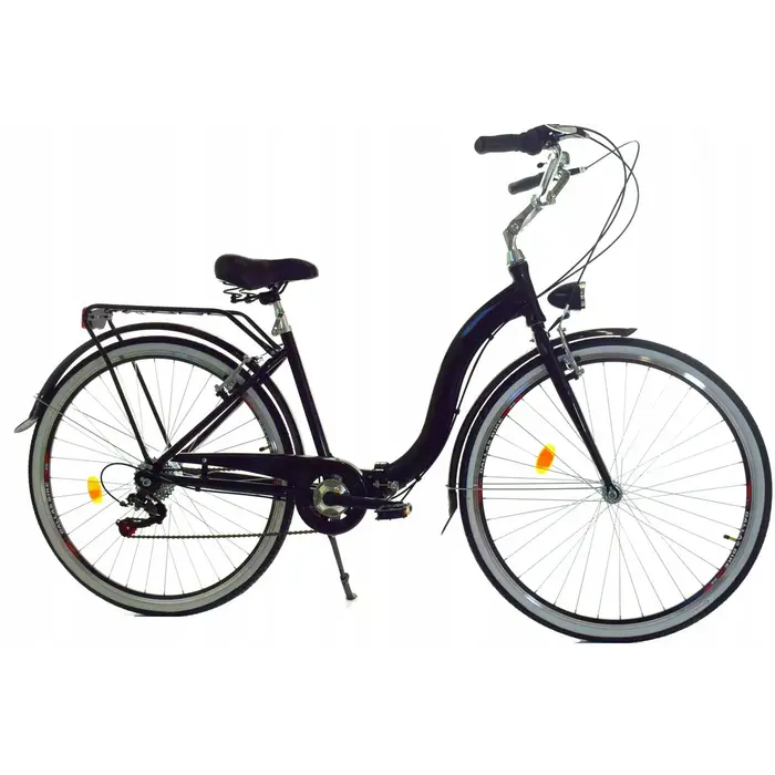 28 Zoll Damen Klappfahrrad - Schwarz - 7 Gänge - Bis zu 26% Rabatt