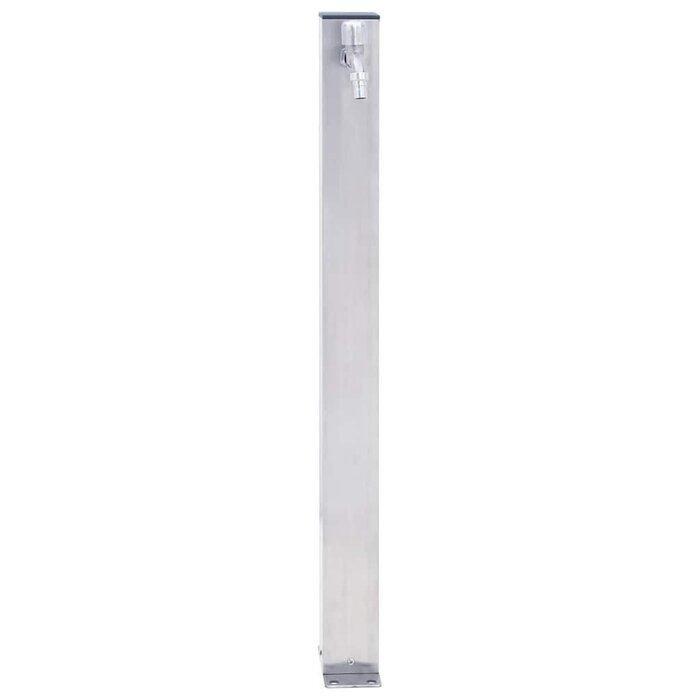 Quadratische Edelstahl-Wassersäule 80 cm - Gartenanschluss bis zu 32% günstiger