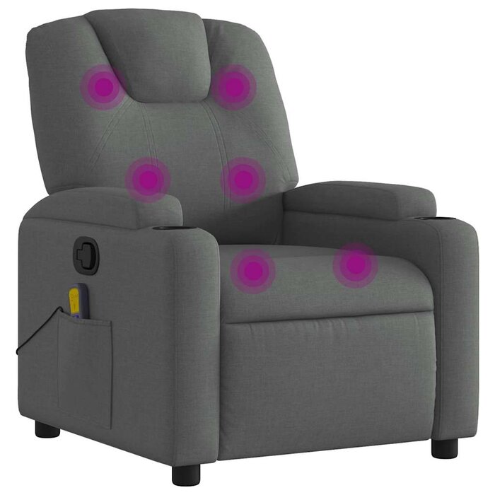 Luxus Massagesessel verstellbar - Dunkelgrau - bis zu 35% Rabatt
