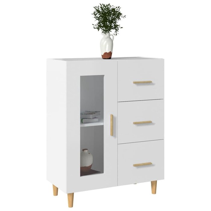 Weißes Sideboard mit Glasfront - Stilvoll & Praktisch - bis zu 40% günstiger