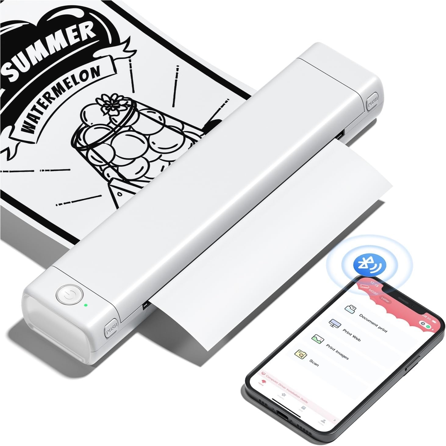 Mobiler A4 Thermodrucker - Tintenlos & Kabellos - Jetzt bis zu 40% sparen