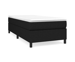 Vidaxl Stilvolles Stoffbett 80x200 cm - Schwarz - Outlet-Angebot bis zu 41% günstiger