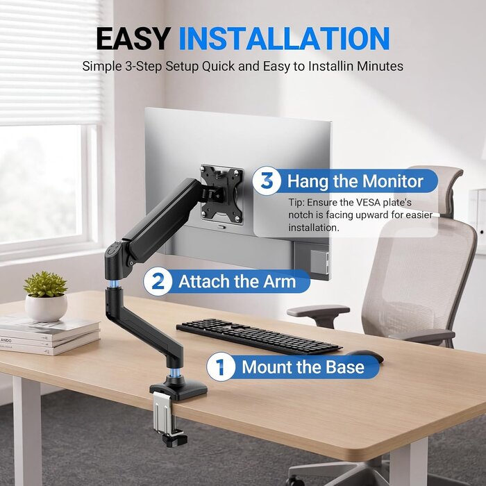 Ergonomischer Monitorarm für 13-32 Zoll - bis zu 38% Rabatt