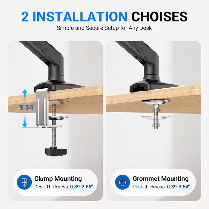 Ergonomischer Monitorarm für 13-32 Zoll - bis zu 38% Rabatt
