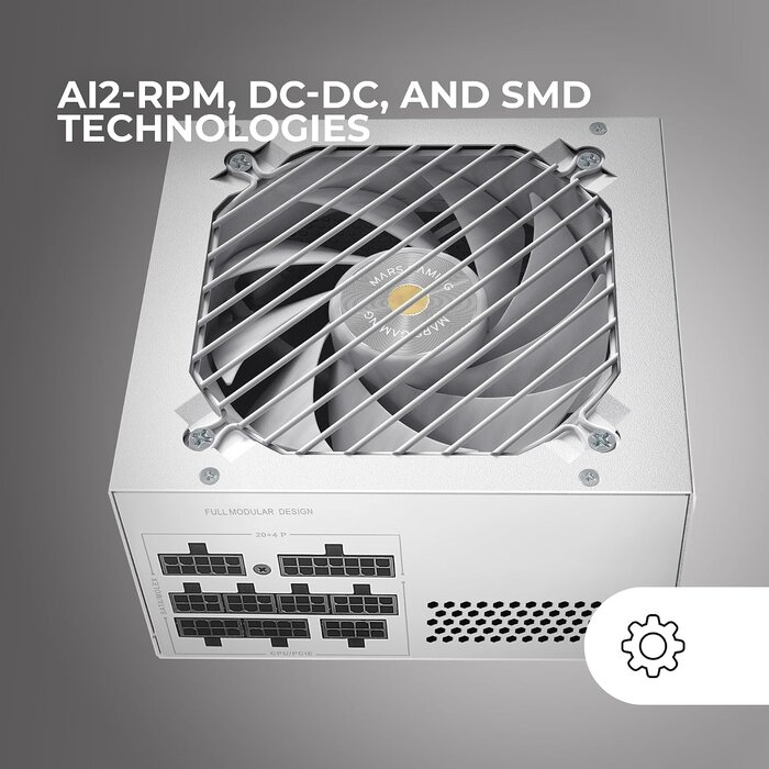 ATX PC-Netzteil 650W, Weiß, 80Plus Bronze, vollmodular - bis zu 40% günstiger