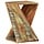 Beistelltisch Altholz 35x35x55cm, Bunter Holztisch - bis zu 41% Rabatt