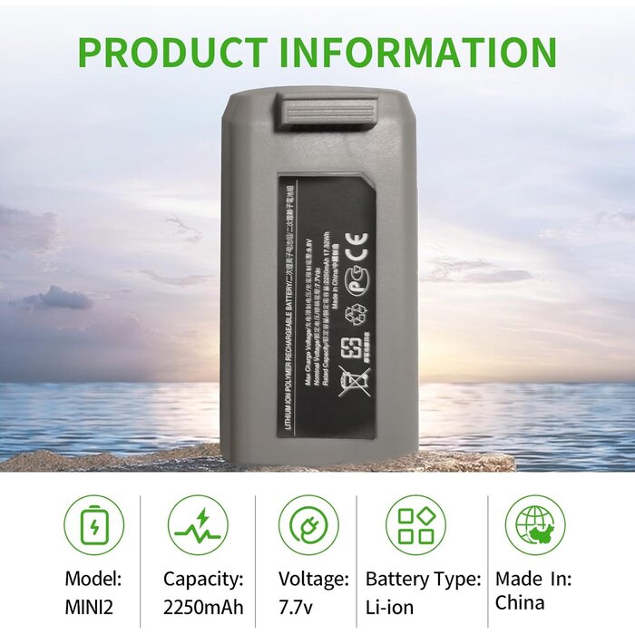 Ersatz-Flugakku für Mini-Drohnen 2250mAh - bis zu 40% günstiger