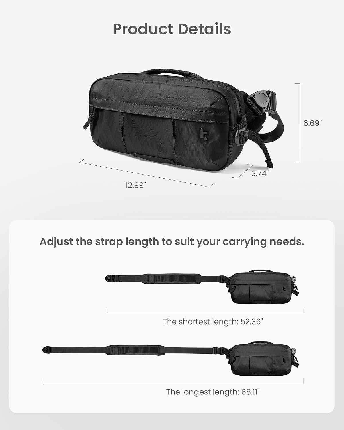 Vielseitige Sling Bag für Gaming & Alltag - Jetzt bis zu 40% günstiger
