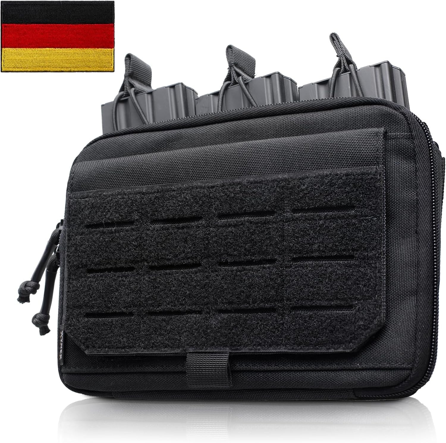 Taktische Molle Admin-Tasche Känguru-Design - Schwarz - Bis zu 37% günstiger