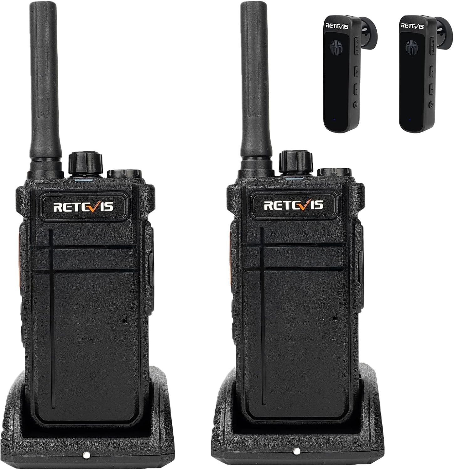 Profi-Funkgerät-Set mit Bluetooth-Headsets - 2er Set - Jetzt bis zu 41% sparen