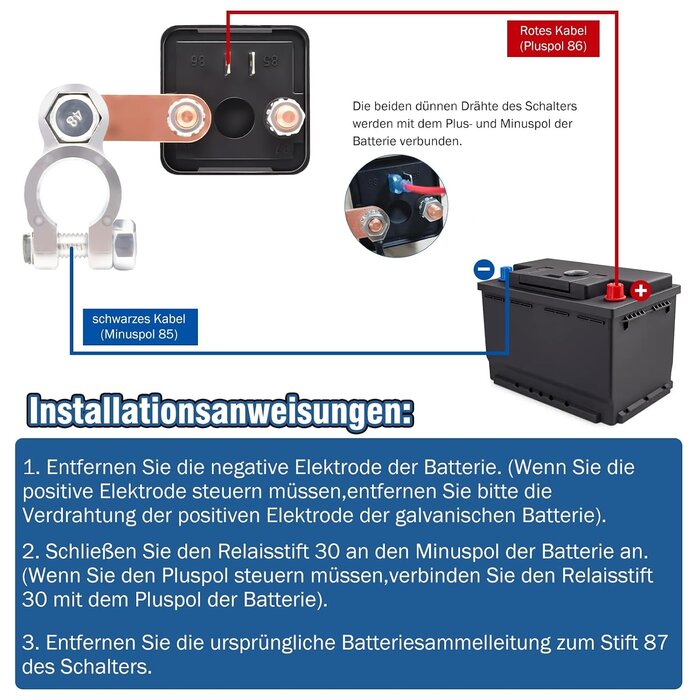 Batterie-Trennschalter 12V 200A mit Fernbedienung - Outlet bis zu 37% sparen