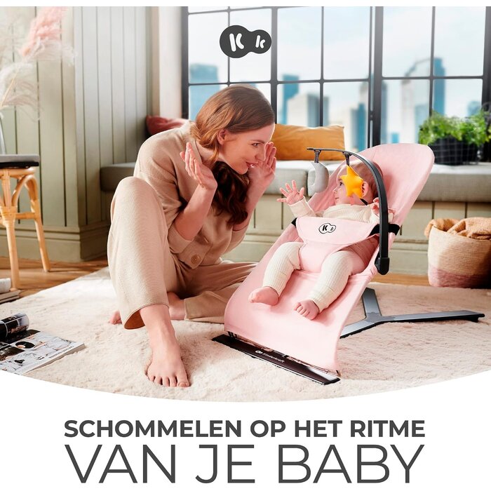 Ergonomische Babywippe mit Spielbogen - Grau - bis zu 40% Rabatt