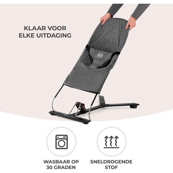 Ergonomische Babywippe mit Spielbogen - Grau - bis zu 40% Rabatt