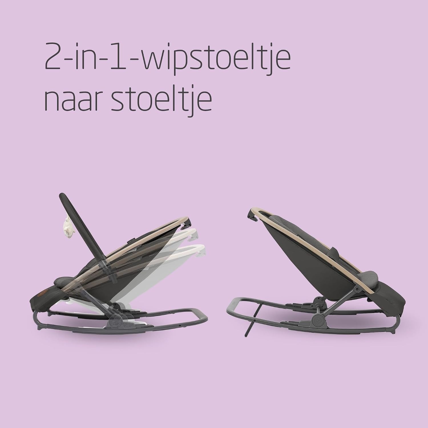 Vielseitige Babywippe 2-in-1 Beyond Graphite - bis zu 41% sparen