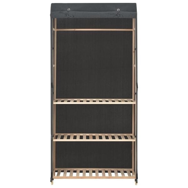 Stoff-Kleiderschrank, 79x40x170 cm, Grau - bis zu 34% sparen
